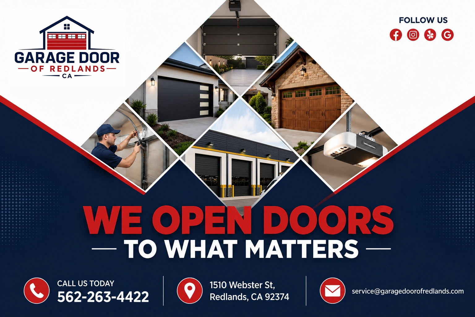 Garage Door of Redlands CA